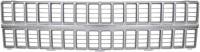 Grill w/o Bow Tie, Argent Silver w/Chrome Center Bar, 81-82 Blazer