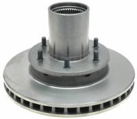 Dana 44 Front - Outer Axle Parts - Motown Automotive - Hub & Rotor Assembly (Each), 4wd, 71-77 (Early Design) Blazer