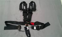 3" Competition Style Ratcheting 5 Point Harness w/Padded Shoulders