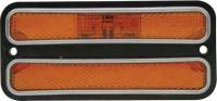 Classic Industries - LED Front Amber Side Marker Assembly w/Chrome Trim (Each), 69-72 Blazer - Image 2