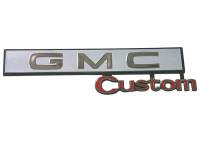 Body - Emblems - GMC Custom Glove Box Emblem, 69-72 GMC Jimmy, 69-72 Suburban & Pickup 