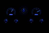 Carbon Fiber Background, Blue Lighting at Night