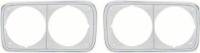 Headlight Bezels (Pair), 69-72 GMC Jimmy