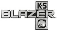 K5 Blazer Emblem (Each), 81-88 Blazer