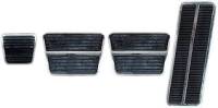 Interior - Floor Components - Pedal Pad Kit w/Manual Trans, Deluxe (8 Pc), 69-70 Blazer, Suburan & Pickup