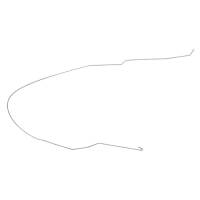 Return Fuel Line 1/4" w/4wd, 69-72 Blazer 