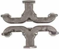 Motown Automotive - Exhaust Manifold Set, Cast Iron Rams Horn, SBC, 69-72 Blazer - Image 2