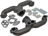 Exhaust Manifold Set, Cast Iron Rams Horn, SBC, 69-72 Blazer