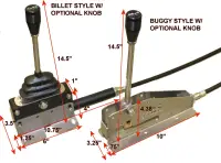 NP208 Cable Shifter, Single Stick - Image 2