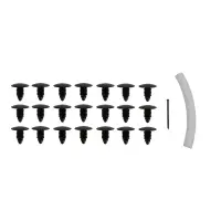 Under Hood Cover Kit, Smooth ABS Plastic, 81-91 Blazer - Image 5