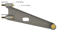 Bolt In Steering Box Brace, 73-91 Blazer - Image 5