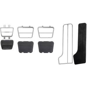 Pedal Pad Kit w/Manual Trans, Deluxe (8 Pc), 69-70 Blazer