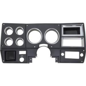 Instrument Cluster Bezel w/o A/C, Black w/Recessed Chrome Accents, 78-80 Blazer
