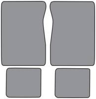 Front & Rear Floor Mats (4 pc), 73-91 Blazer, 73-87 C/K Crew Cab