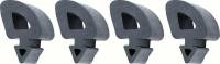 Hood Side Bumpers (4 Pc), 69-72 Blazer