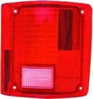 Tail Lamp Lens w/o Chrome, RH, 73-91 Blazer