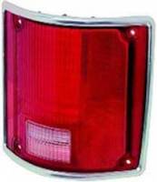 Tail Lamp Lens w/Chrome, RH, 73-91 Blazer