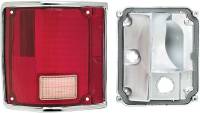 Tail Lamp Assembly w/Chrome, LH, 73-91 Blazer