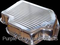 Transmission - TH400 Auto - Purple Cranium Products - Polished Aluminum Transmission Pan, TH400