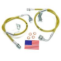 Front Bulletproof Extended Brake Lines 8-12" Lift, 87-91 Blazer